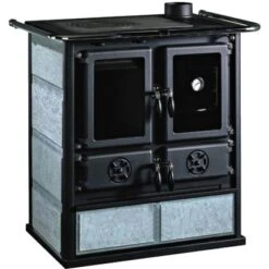 La Nordica Küchenherd Rosetta Naturstein 7,2 KW EEK: A+ Gratis Anzündpapier -Heizungsfach Geschäft 1009 rosetta serpentino 2