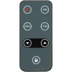 El Fuego Glaskonvektor 1000 W Schwarz -Heizungsfach Geschäft 109955 2240 12