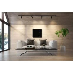 El Fuego Glaskonvektor 1000 W Schwarz -Heizungsfach Geschäft 109955 2240 15