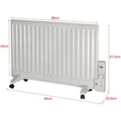 El Fuego Elektro-Ölradiator 800 W Weiß -Heizungsfach Geschäft 109961 2240 3