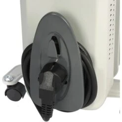 El Fuego Mobiler Elektro-Ölradiator 7 Rippen Weiß -Heizungsfach Geschäft 109963 2240 7