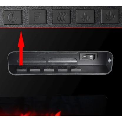 El Fuego Elektrokamin Bern 130 LED-Ambientelicht 900 - 1800 W 6 El Fuego Elektrokamin Bern 130 LED-Ambientelicht 900 - 1800 W – Bild 6