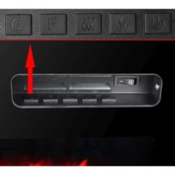 El Fuego Elektrokamin Bern 150 LED-Ambientelicht 900 - 1800 W -Heizungsfach Geschäft 1139088 2240 AY6393 6