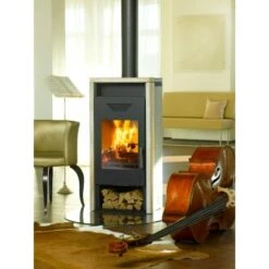 Wamsler Kaminofen Yara Sandstein Schwarz 8 KW EEK: A -Heizungsfach Geschäft 1154731 4432 3