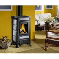 La Nordica Kaminofen Fulvia Kachel Naturstein 6 KW EEK: A+ -Heizungsfach Geschäft 1 1009 3 fulvia serpentino