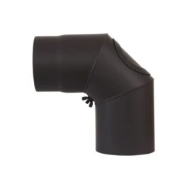 OBI Rauchrohrbogen 90° Ø 120 Mm Schwarz