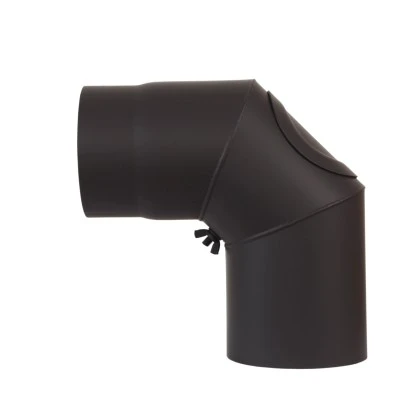 OBI Rauchrohrbogen 90° Ø 120 Mm Schwarz 1 OBI Rauchrohrbogen 90° Ø 120 Mm Schwarz