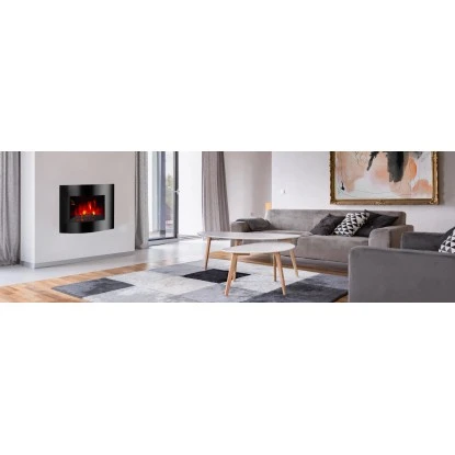 EL Fuego Elektrowandkamin Aarau Oval Schwarz 1,8 KW 13 EL Fuego Elektrowandkamin Aarau Oval Schwarz 1,8 KW – Bild 13