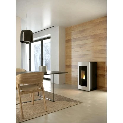 Freepoint Pelletofen One Airtight Stahl Weiß 2,5-7,7 KW EEK: A+ 3 Freepoint Pelletofen One Airtight Stahl Weiß 2,5-7,7 KW EEK: A+ – Bild 3