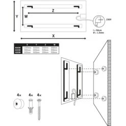 Ximax Glas Paneel Weiß Ohne Rahmen 600 Mm X 900 Mm 600 W 5 Ximax Glas Paneel Weiß Ohne Rahmen 600 Mm X 900 Mm 600 W -Heizungsfach Geschäft 364100 2124 6 1
