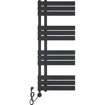 Elektrischer Badheizkörper Limburg 700W Schwarz 120x50 Cm 1 Elektrischer Badheizkörper Limburg 700W Schwarz 120x50 Cm