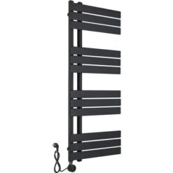 Elektrischer Badheizkörper Limburg 700W Schwarz 120x50 Cm 7 Elektrischer Badheizkörper Limburg 700W Schwarz 120x50 Cm -Heizungsfach Geschäft 4048121195805 S02 180121 L
