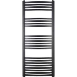 Badheizkörper Arnsberg 693W Schwarz 140x60 Cm