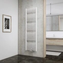 Schulte Badheizkörper Turbo Mit Mittenanschluss 705 W Alpinweiß