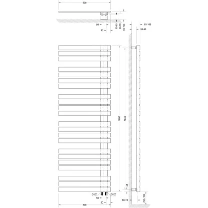 Schulte Badheizkörper Breda Steckerfertig + Heizstab 5 R Alpinweiß 169 X 60 Cm 1 Schulte Badheizkörper Breda Steckerfertig + Heizstab 5 R Alpinweiß 169 X 60 Cm