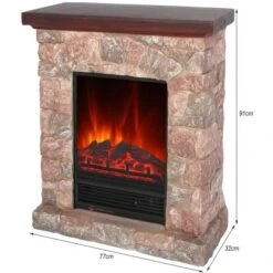 EL Fuego Elektrokamin Lugano 1,5 KW -Heizungsfach Geschäft 4416095 2240 AY0608 3