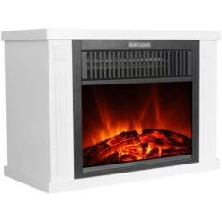 EL Fuego Elektrokamin Brügge Weiß 1,2 KW