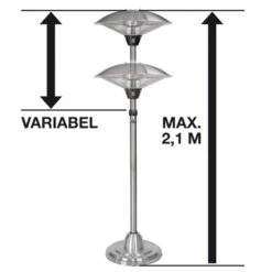 Einhell Halogenheizer NHH 2100 8 Einhell Halogenheizer NHH 2100 -Heizungsfach Geschäft 453091 2171 04