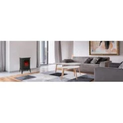 El Fuego Elektrokamin Como Schwarz Mit Heizung 2 KW -Heizungsfach Geschäft 4 2240 AY6871 Milieufoto 2