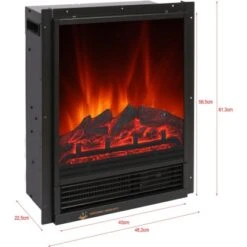 EL Fuego Elektrokamin Lugano 1,5 KW -Heizungsfach Geschäft 5 2240 AY0683 Detailfoto 3