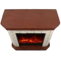 EL Fuego Elektrokamin Kiel Weiß 1,5 KW 16 EL Fuego Elektrokamin Kiel Weiß 1,5 KW -Heizungsfach Geschäft 5 2240 AY6212 Detailfoto 5