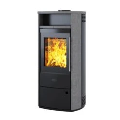 Heizungsfach Geschäft 8 Kleining Kaminofen Dublin Mit Natursteinverkleidung 6 KW EEK: A+