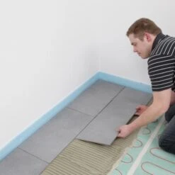 Perobe Elektrische Fußbodentemperierung 230 Volt Heizmatte 0,5 M² -Heizungsfach Geschäft 763955 6943 05