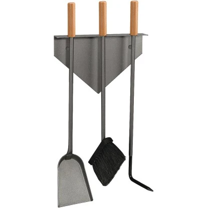 Lienbacher Wand-Kamingarnitur 3-teilig Anthrazit Beschichtet 1 Lienbacher Wand-Kamingarnitur 3-teilig Anthrazit Beschichtet