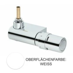 Nordholm Anschlussarmatur Platinum-Armaturen-Set Mono Winkel-Eck Weiß