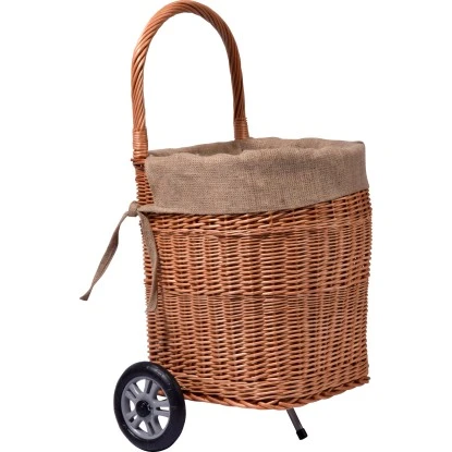 Dobar Kaminholzwagen Aus Weide Mit Kunststoffrädern 44 Cm X 43 Cm X 93 Cm 2 Dobar Kaminholzwagen Aus Weide Mit Kunststoffrädern 44 Cm X 43 Cm X 93 Cm – Bild 2