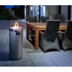 Buschbeck Terassenheizer Loungefeuer Faro Grau 7,5 KW -Heizungsfach Geschäft 870668 4224 7