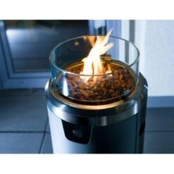 Buschbeck Terassenheizer Loungefeuer Faro Grau 7,5 KW -Heizungsfach Geschäft 870668 4224 8