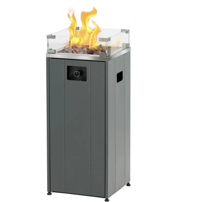 Buschbeck Terassenheizer Loungefeuer Malta Grau 7,5 KW 1 Buschbeck Terassenheizer Loungefeuer Malta Grau 7,5 KW
