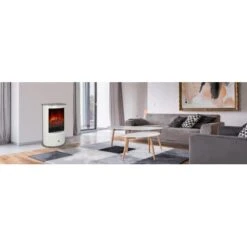 EL Fuego Elektrokamin Wien II Weiß -Heizungsfach Geschäft 888187 2240 16