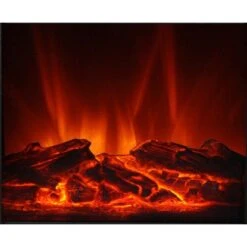 El Fuego Elektrokamin Malmö Weiß 900/1800 W Regelbar -Heizungsfach Geschäft 8 2240 AY0630 Detailfoto 6