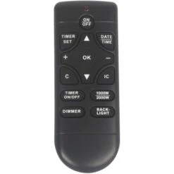 El Fuego Elektrokamin Davos (Zürich 2.0) Schwarz LED-Beleuchtung Dimmbar 2 KW -Heizungsfach Geschäft 8 2240 AY6191 Detailfoto 5