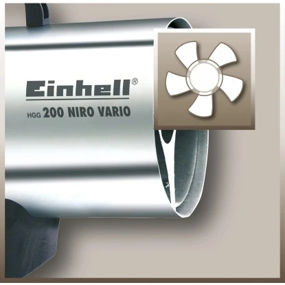 Einhell Heißluftgenerator HGG 200 Niro Vario Für DE Und AT 4 Einhell Heißluftgenerator HGG 200 Niro Vario Für DE Und AT – Bild 4