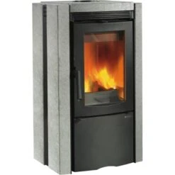 Firefix Kaminofen Ester Naturstein Schwarz-Grau 7,5 KW EEK: A 6 Firefix Kaminofen Ester Naturstein Schwarz-Grau 7,5 KW EEK: A -Heizungsfach Geschäft 924905 1009 1