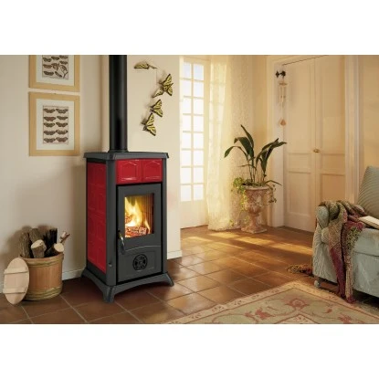 Firefix Kaminofen Gemma Kachel Bordeaux 6 KW EEK: A+ 4 Firefix Kaminofen Gemma Kachel Bordeaux 6 KW EEK: A+ – Bild 4