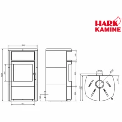 Hark Dauerbrand-Kaminofen Taifun Schwarz Naturstein Grau 8 KW Automatik EEK: A+ 28 Hark Dauerbrand-Kaminofen Taifun Schwarz Naturstein Grau 8 KW Automatik EEK: A+ -Heizungsfach Geschäft 9413899 picture 3 1