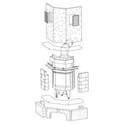 Hark Kaminofen-Bausatz Vermont Marmorverkleidung Beige 8 KW EEK: A+ 10 Hark Kaminofen-Bausatz Vermont Marmorverkleidung Beige 8 KW EEK: A+ -Heizungsfach Geschäft 9609710 VM