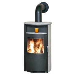 Hark Dauerbrand-Kaminofen Taifun Schwarz Naturstein Grau 8 KW Automatik EEK: A+ 27 Hark Dauerbrand-Kaminofen Taifun Schwarz Naturstein Grau 8 KW Automatik EEK: A+ -Heizungsfach Geschäft aifun Naturstein Hauptbild
