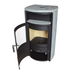 Hark Dauerbrand-Kaminofen Taifun Schwarz Naturstein Grau 8 KW Automatik EEK: A+ 22 Hark Dauerbrand-Kaminofen Taifun Schwarz Naturstein Grau 8 KW Automatik EEK: A+ -Heizungsfach Geschäft un Naturstein Detailbild 1